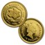 1986 Australia 4-Coin Gold Nugget Proof Set