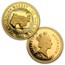 1986 Australia 4-Coin Gold Nugget Proof Set