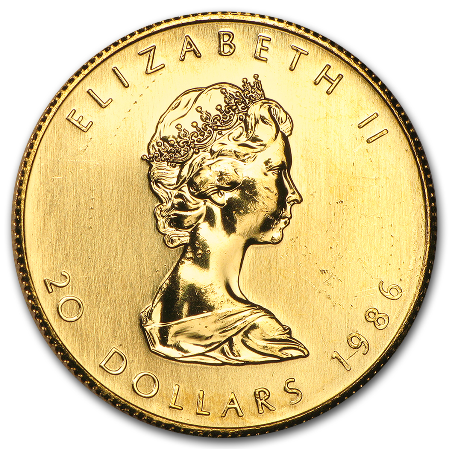 Buy 1986 Canadian 1/2 oz Gold Maple Leaf BU | APMEX