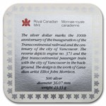 1986 Canada Silver Dollar Proof (100th Ann Transcont. Rail w/OGP)