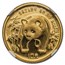 1986 China 1/10 oz Gold Panda MS-68 NGC