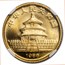 1986 China 1/10 oz Gold Panda MS-68 NGC