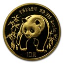 1986 China 1/10 oz Gold Panda Proof (In Capsule)