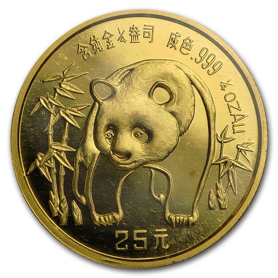 1986 China 1/4 oz Gold Panda BU (Sealed) 1986 China 1/4 oz Gold Panda BU (Sealed)