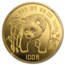 1986 China 1 oz Gold Panda MS-67 NGC