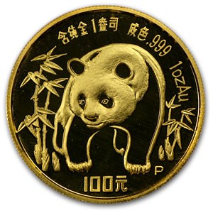 1986 China 1 oz Gold Panda Proof (In Capsule) 1986 China 1 oz Gold Panda Proof (In Capsule)
