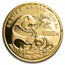 1986 China 12 oz Gold Panda Proof (In Capsule)