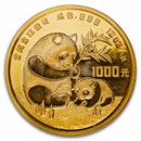 1986 China 12 oz Gold Panda Proof (Sealed)
