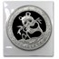 1986 China 12 oz Proof Silver Panda Hong Kong (w/Box & COA)