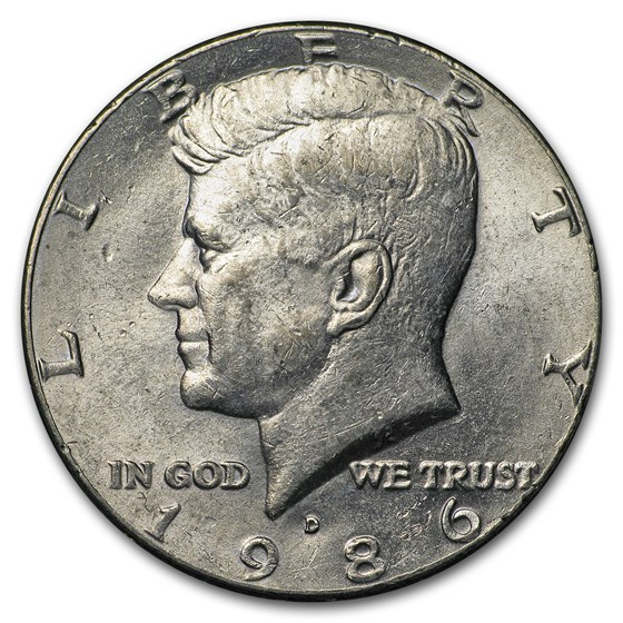 1986-D Kennedy Half Dollar BU 1986-D Kennedy Half Dollar BU