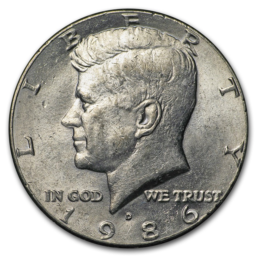 1986-D Kennedy Half Dollar BU