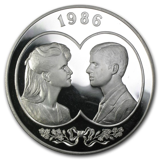 1986 Falkland Islands Silver 25 Pounds Proof (ASW 4.4607)