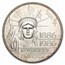 1986 France Silver 100 Francs Statue of Liberty BU
