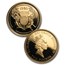 1986 Great Britain 3-Coin Gold Proof Set