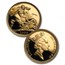 1986 Great Britain 3-Coin Gold Proof Set