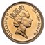 1986 Great Britain Gold Sovereign Proof (w/Box & COA)