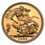 1986 Great Britain Gold Sovereign Proof (w/Box & COA)