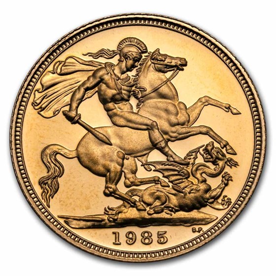 1986 Great Britain Gold Sovereign Proof (w/Box & COA) 1986 Great Britain Gold Sovereign Proof (w/Box & COA)