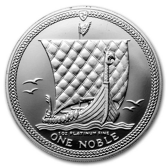 1986 Isle of Man 1 oz Platinum Noble Proof (With Box and COA) 1986 Isle of Man 1 oz Platinum Noble Proof (With Box and COA)