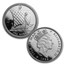 1986 Isle of Man 4-Coin Platinum Noble Proof Set