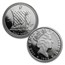 1986 Isle of Man 4-Coin Platinum Noble Proof Set