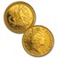 1986 Isle of Man Angel 5-Coin Gold Proof Set