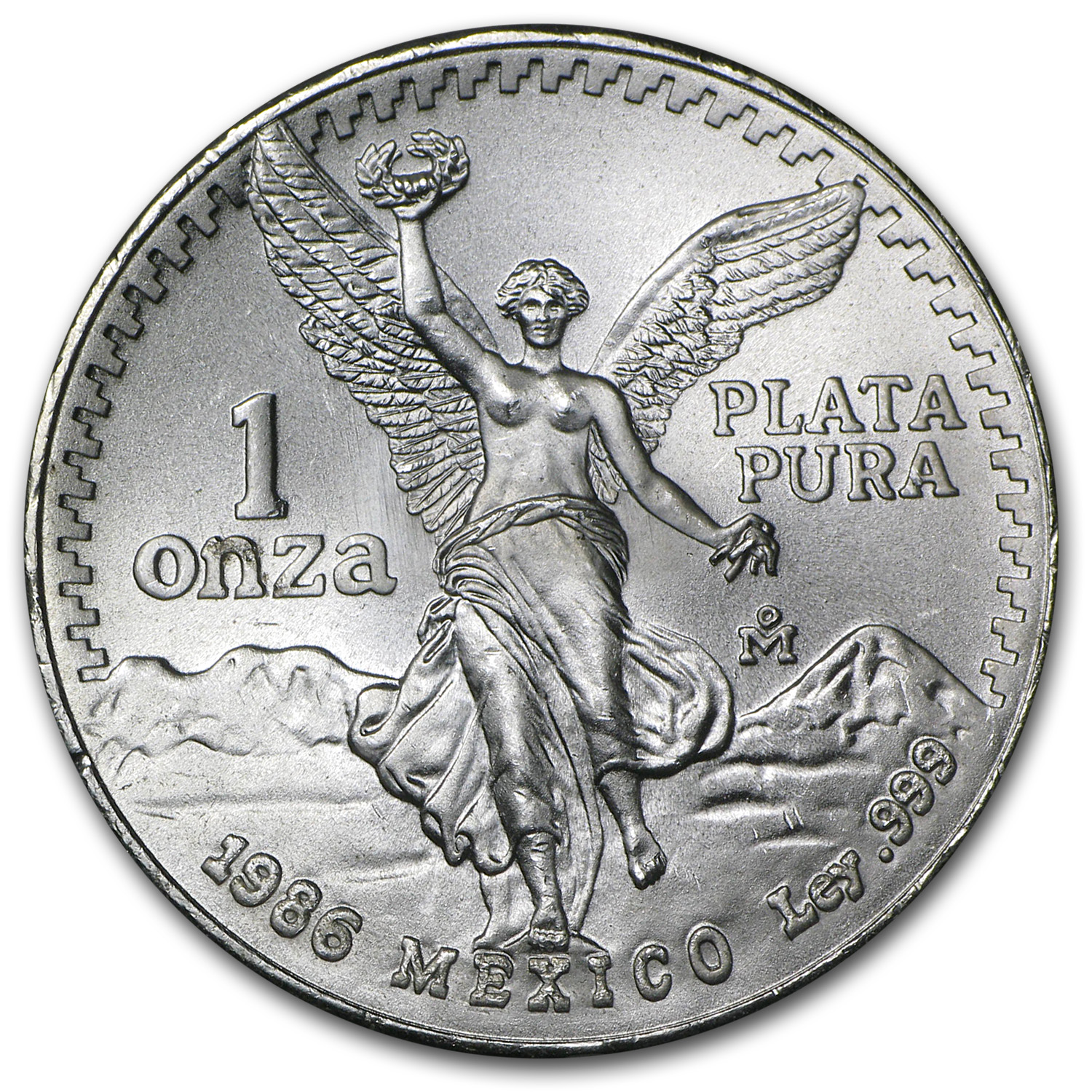 1984 1 oz Mexican Silver Libertad Coin BU 