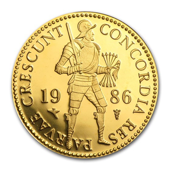 1986 Netherlands Gold 1 Ducat Proof 1986 Netherlands Gold 1 Ducat Proof