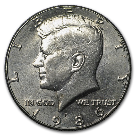 1986-P Kennedy Half Dollar BU 1986-P Kennedy Half Dollar BU