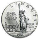 1986-P Statue of Liberty $1 Silver Commem BU (w/Box & COA)