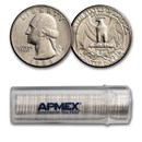1986-P Washington Quarter 40-Coin Roll BU