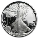 1986-S 1 oz Proof American Silver Eagle (w/Box & COA)