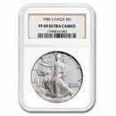 1986-S Proof American Silver Eagle PF-69 NGC