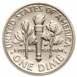 1986-S Roosevelt Dime 50-Coin Roll Proof