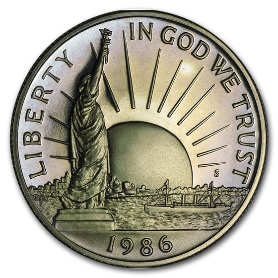 1986-S Statue of Liberty 1/2 Dollar Clad Proof (Capsule Only) 1986-S Statue of Liberty 1/2 Dollar Clad Proof (Capsule Only)