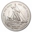 1986 Samoa 5 oz Silver 25 Tala Kon-Tiki Proof (Abrasions)