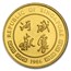 1986 Singapore 1/10 oz Proof Gold 10 Singold Tiger