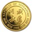 1986 Singapore 1 oz Gold 100 Singold Tiger BU