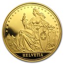 1986 Switzerland 1/4 Unze Gold Eternal Pact Proof