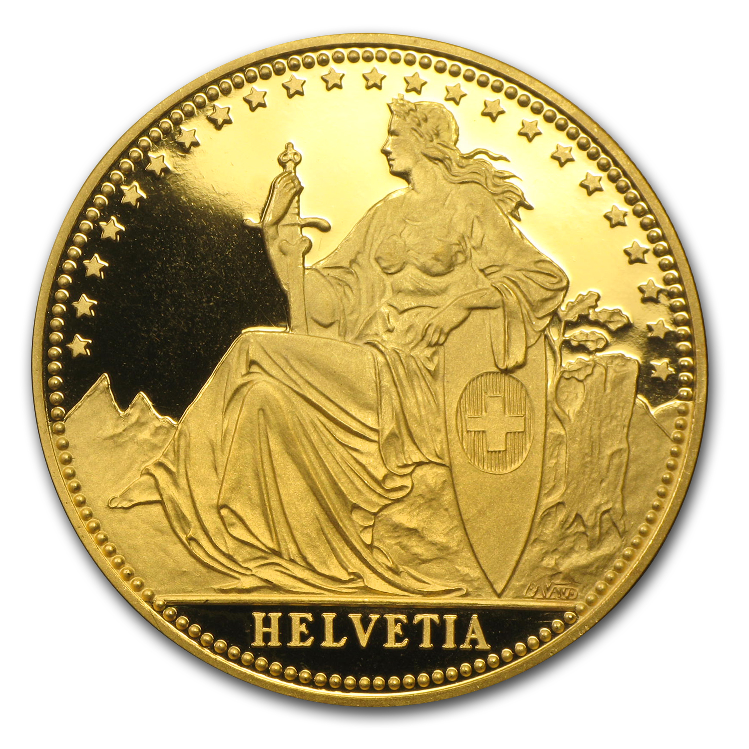 Buy 1986 Switzerland 1 Unze Gold Eternal Pact Proof | APMEX