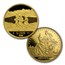 1986 Switzerland 4-Coin Gold Proof Set Eternal Pact (AGW 1.85)