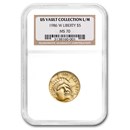 1986-W Gold $5 Commem Statue of Liberty MS-70 NGC