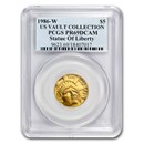 1986-W Gold $5 Commem Statue of Liberty PR-69 PCGS