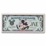 1987 $1.00 (DA) Waving Mickey (DIS#5) CU