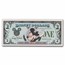 1987 $1.00 (DA) Waving Mickey (DIS#5) CU