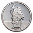 1987 1/2 oz Silver Disney's Snow White 50th Ann Grumpy PR-68 PCGS