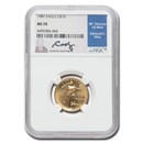1987 1/4 oz American Gold Eagle MS-70 NGC (Moy)