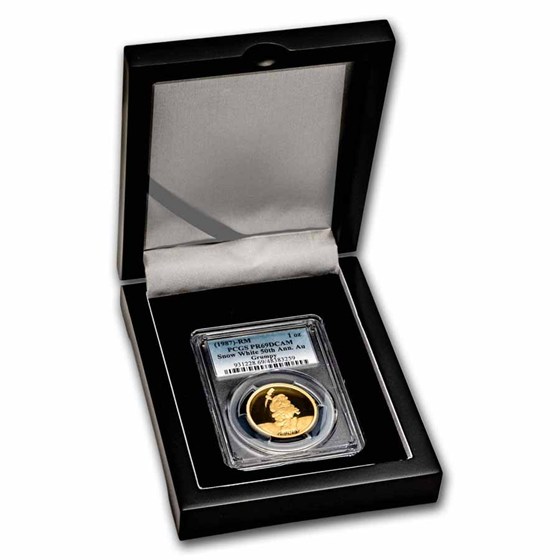 1987 1 oz Gold Disney's Snow White 50th Anniv Grumpy PR-69 PCGS