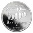 1987 5 oz Silver Disney's Snow White 50th Ann Bashful PR-69 PCGS