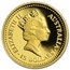 1987 Australia 1/10 oz Proof Gold Nugget